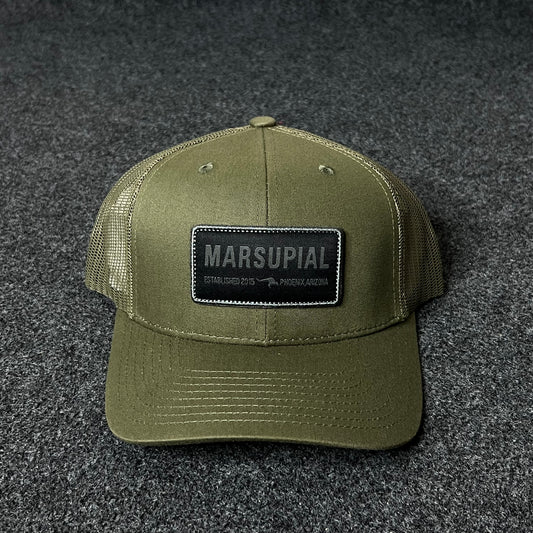 Marsupial Olive Green Mesh Cap