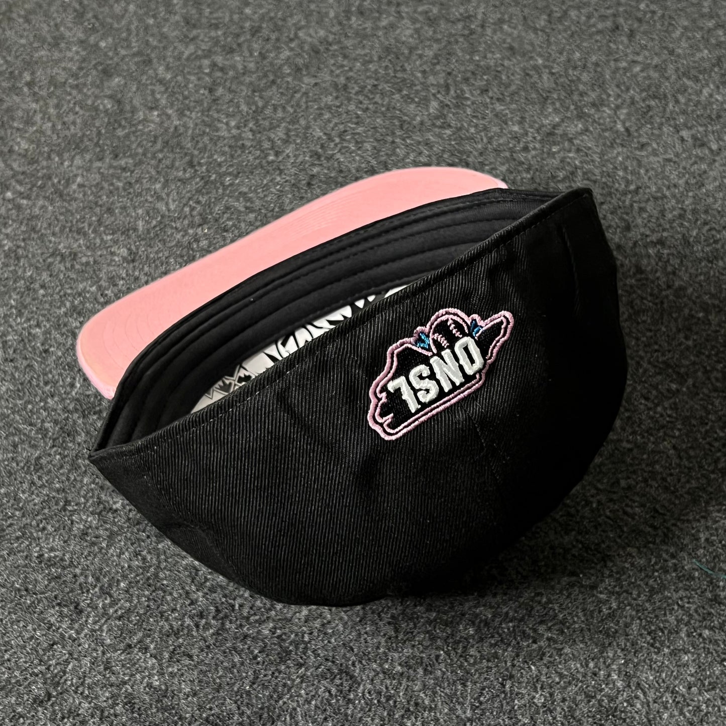 Capelli Sport “Cow Mascot” Fitted Cap – Pink, White & Black ( M size )