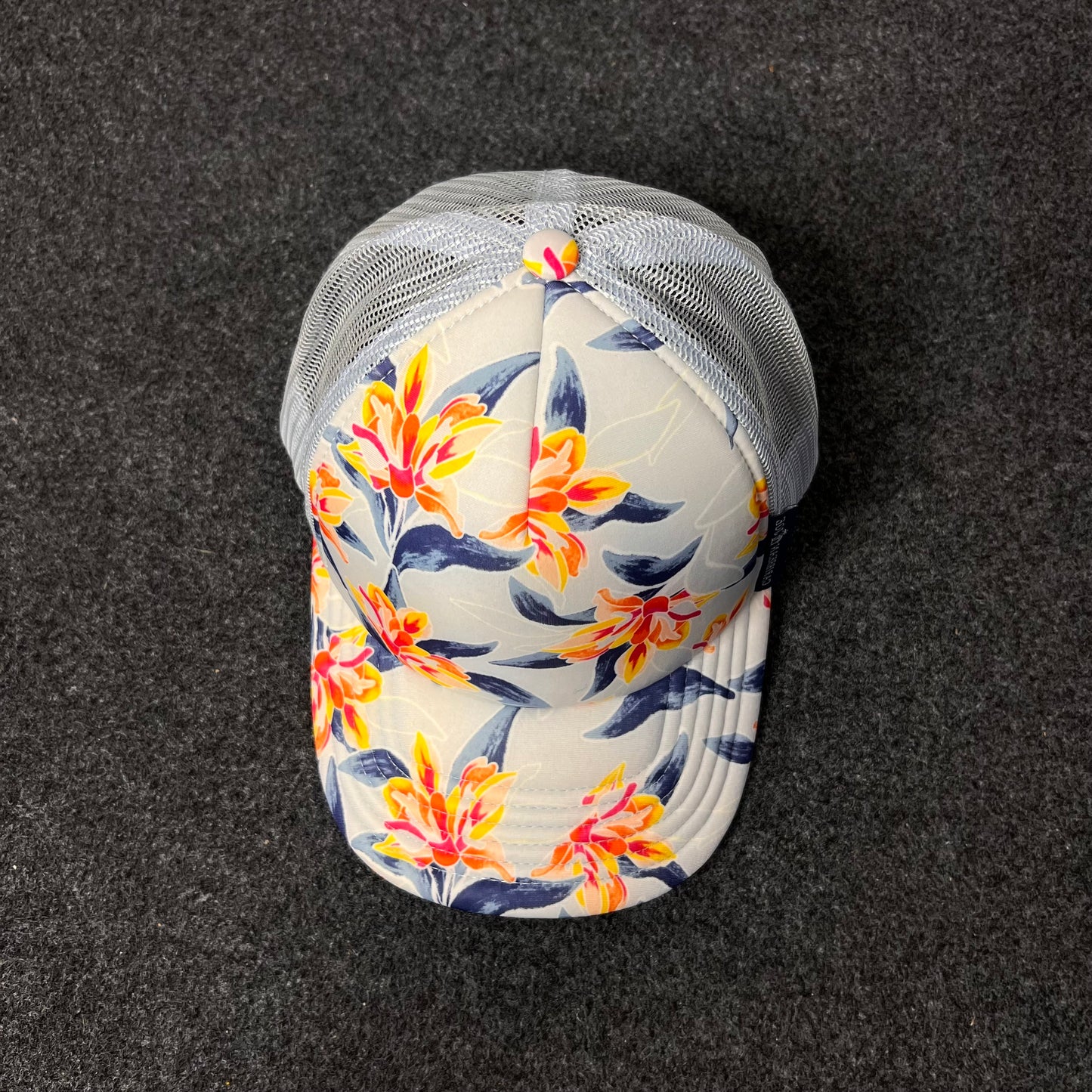 Floral Pattern Trucker Hat