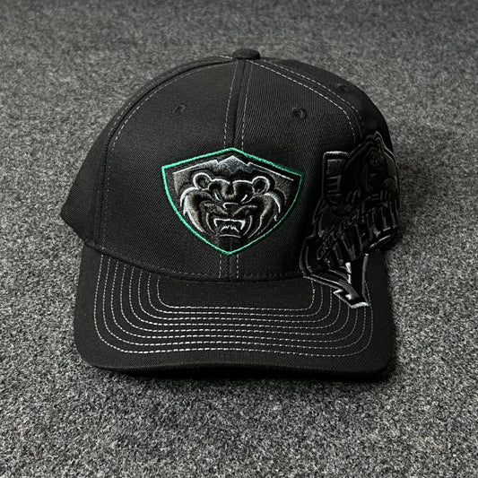 Capelli Sport “Wolverine” Fitted Cap – Black & Gray ( M size )