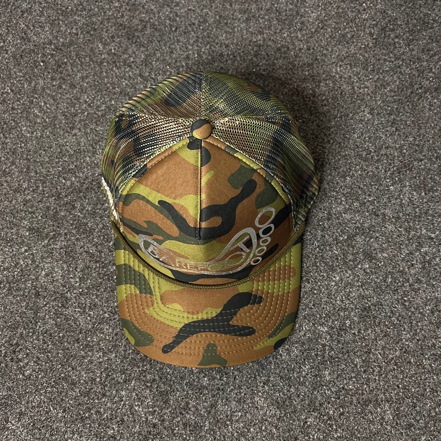 Camo-Patterned Trucker Hat