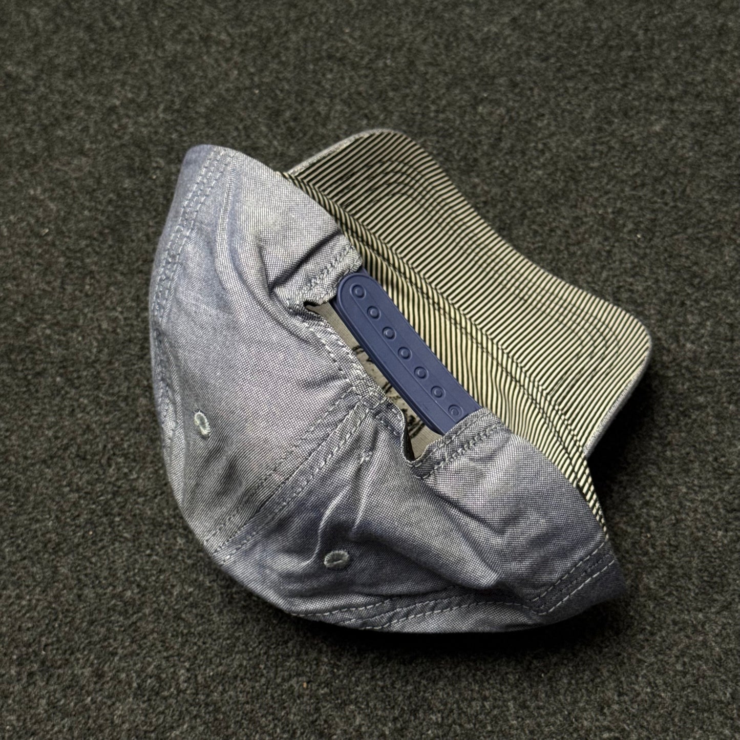 Nautical Heritage "Anchor 1993" Chambray Cap ( KIDS CAP AGE 6-18 )