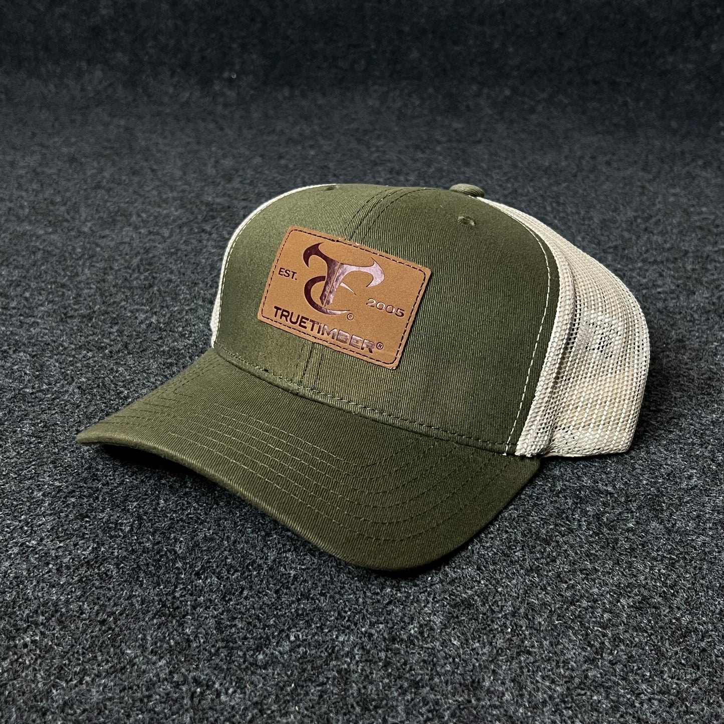 Triton Charters Olive Mesh Trucker Cap