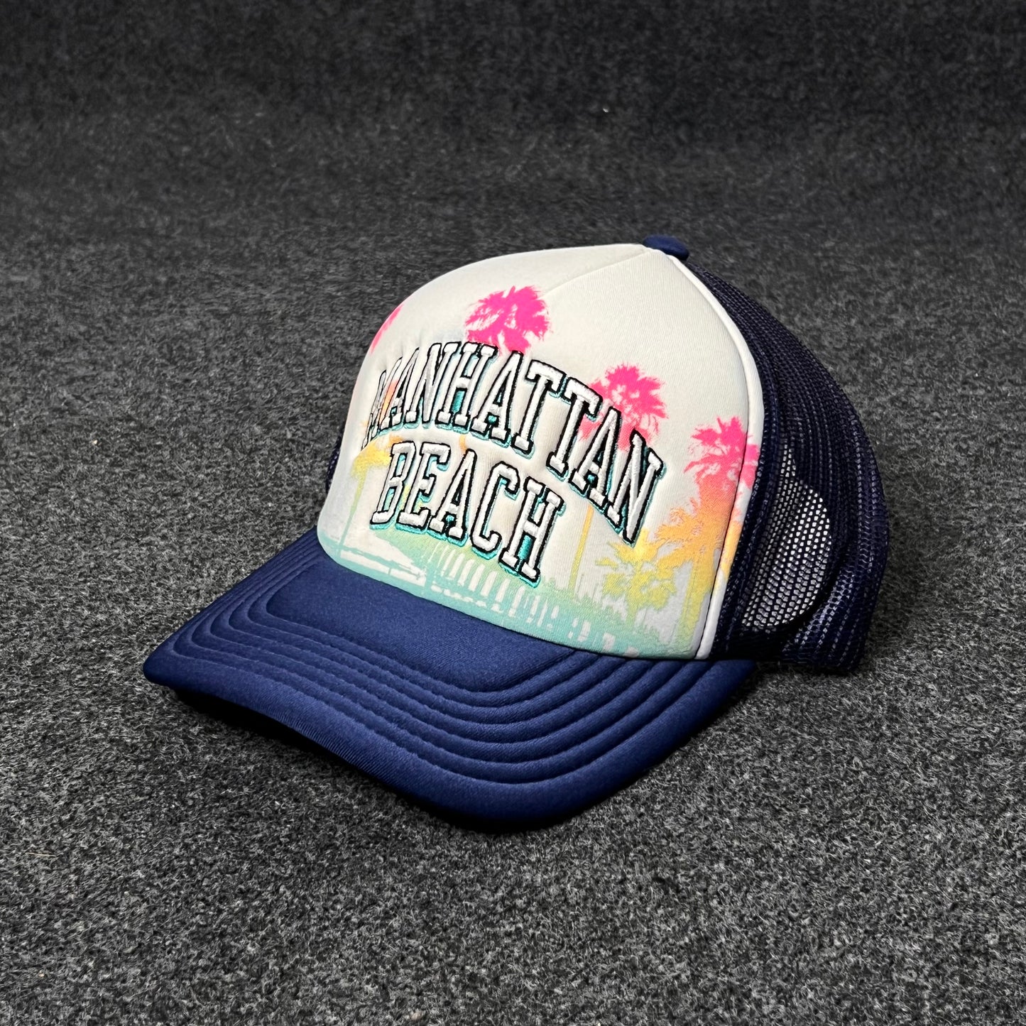 Manhattan Beach trucker hat.