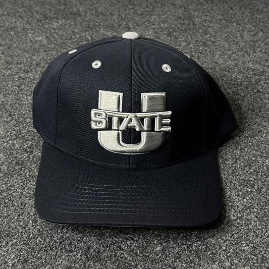 Capelli Sport “U STATE” Fitted Cap – Black & White ( M size )