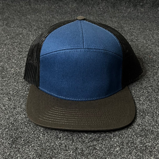 Capelli Sport Blank Trucker Cap – Blue & Black