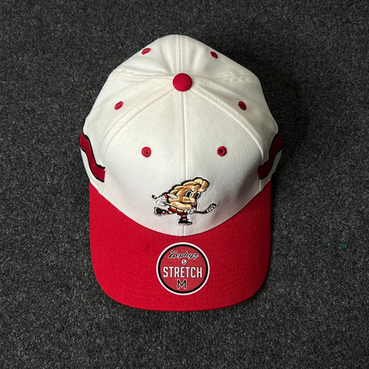 Capelli Sport Mascot Fitted Cap – White & Red ( M size )