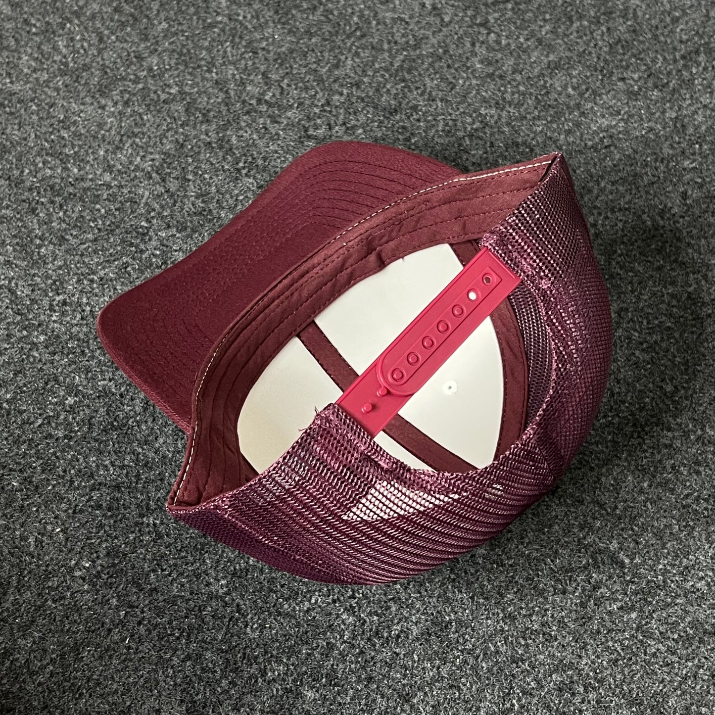 Huf City White & Burgundy Trucker Cap