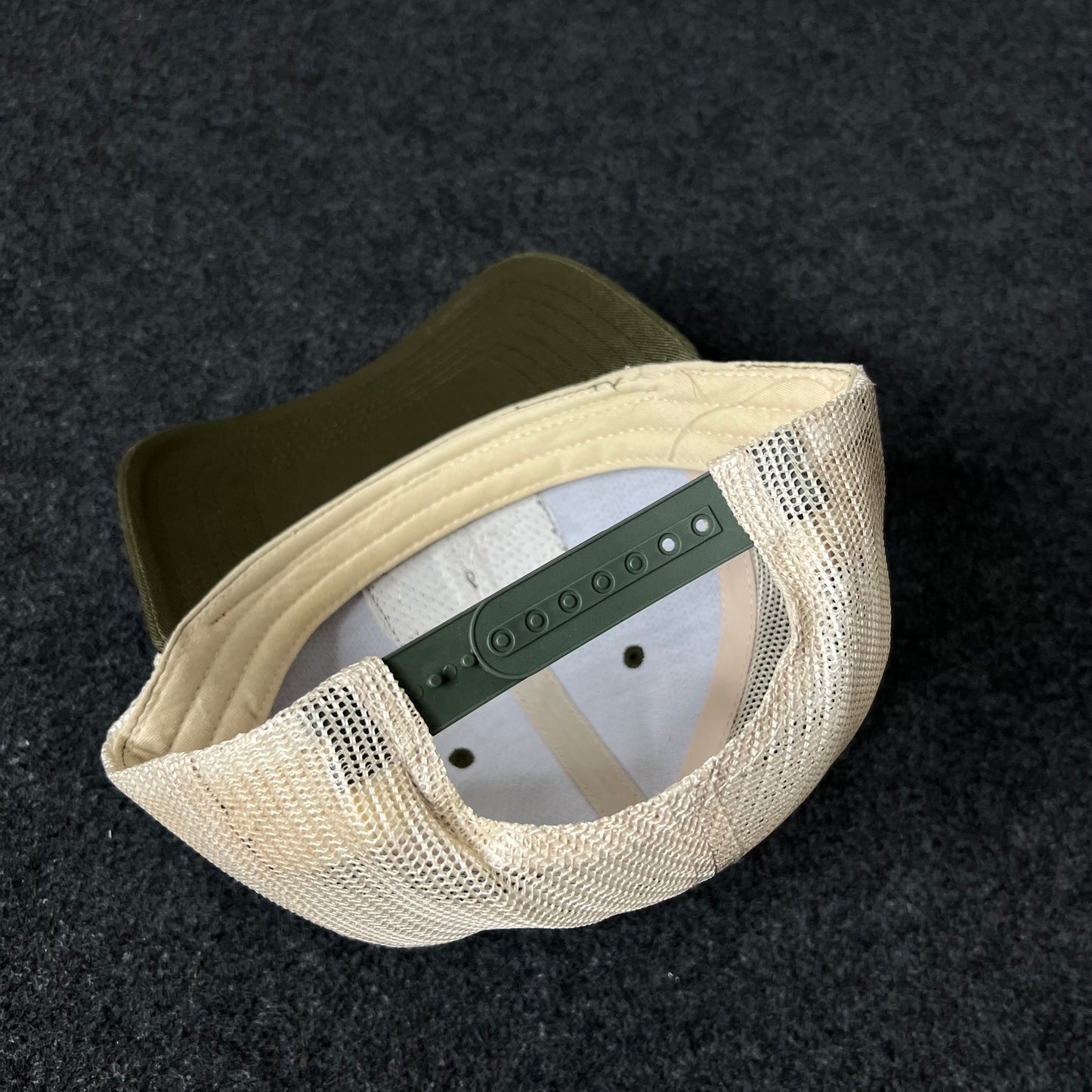 Triton Charters Olive Mesh Trucker Cap