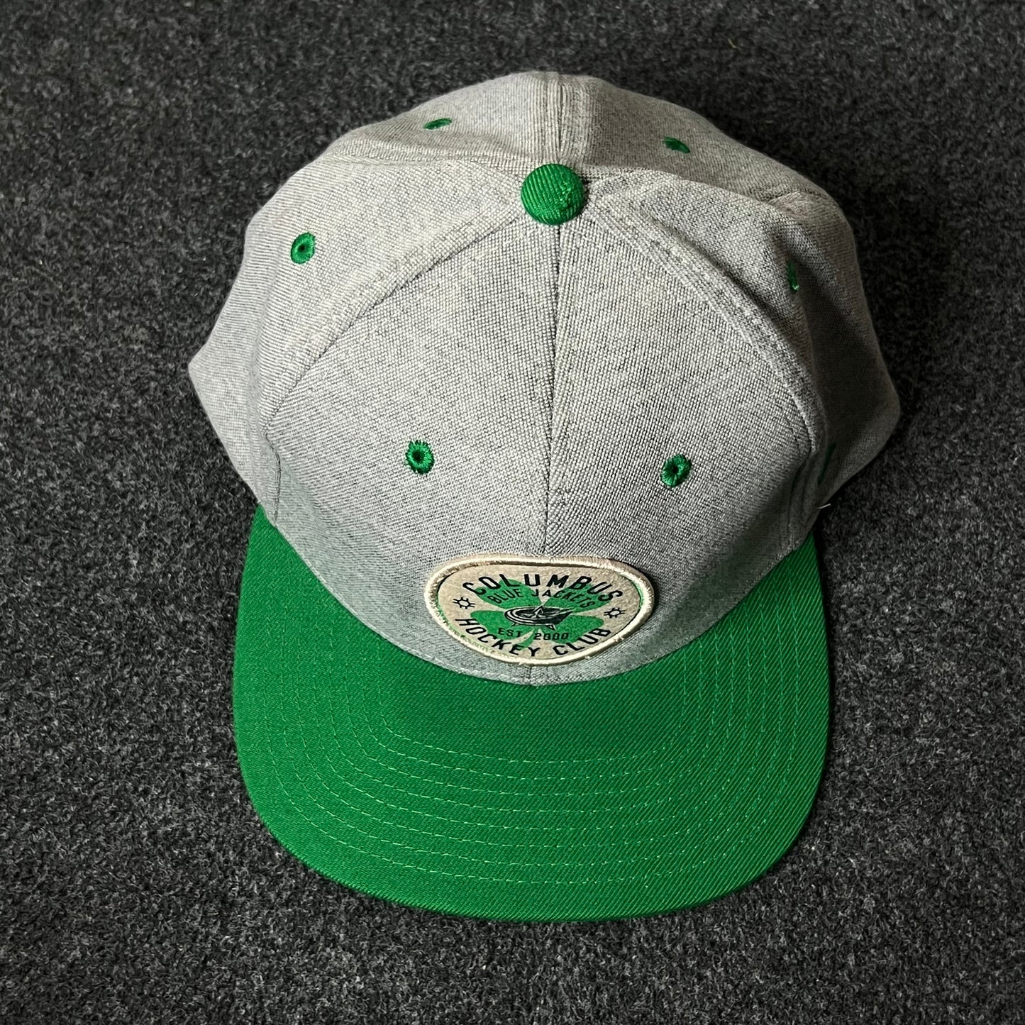 Capelli Sport Clover Club Fitted Cap – Heather Gray & Green