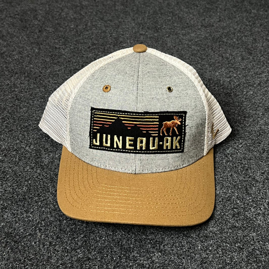 Juneau Alaska Sunset Trucker Cap
