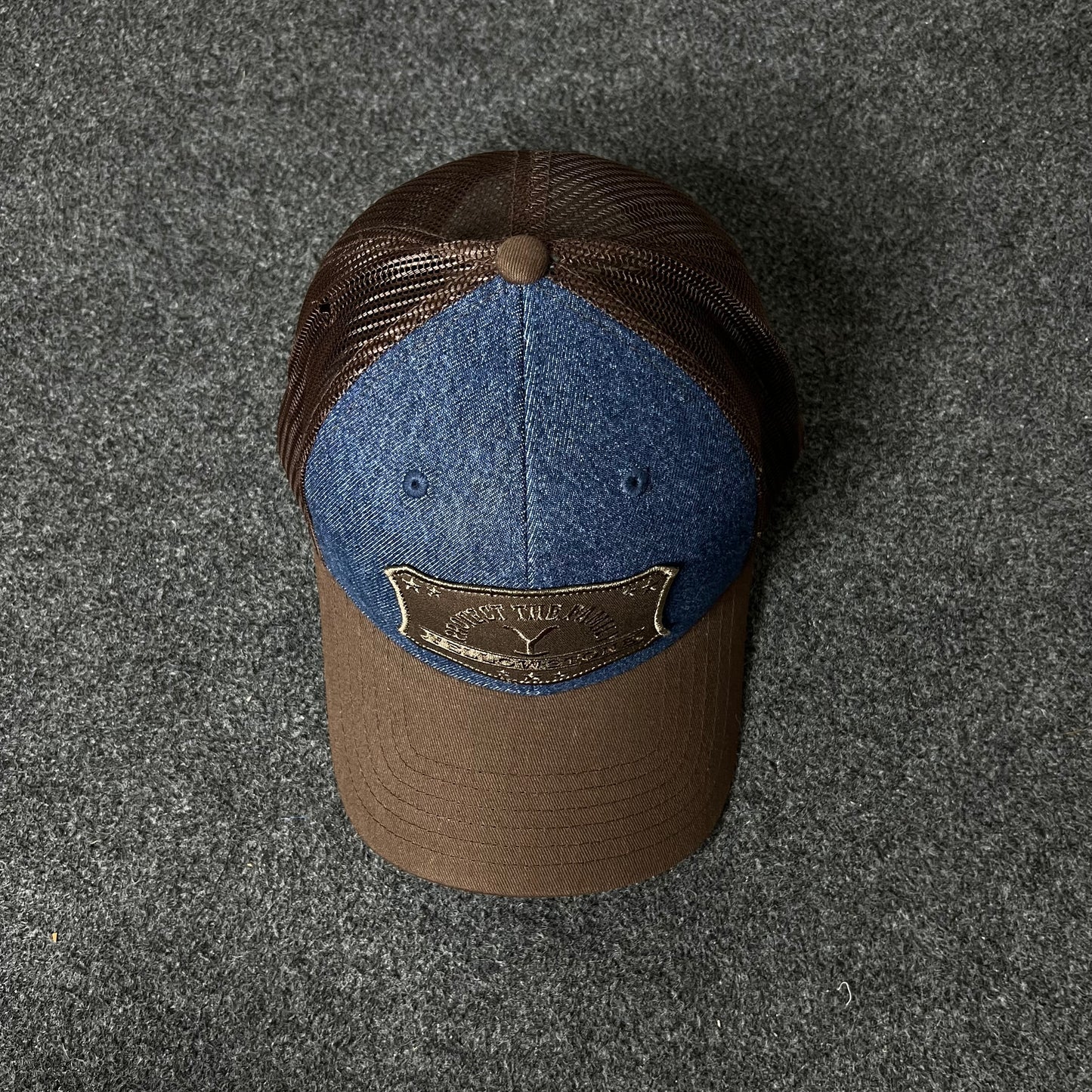 Boot Barn “Long Live Cowboys” Denim Trucker Cap