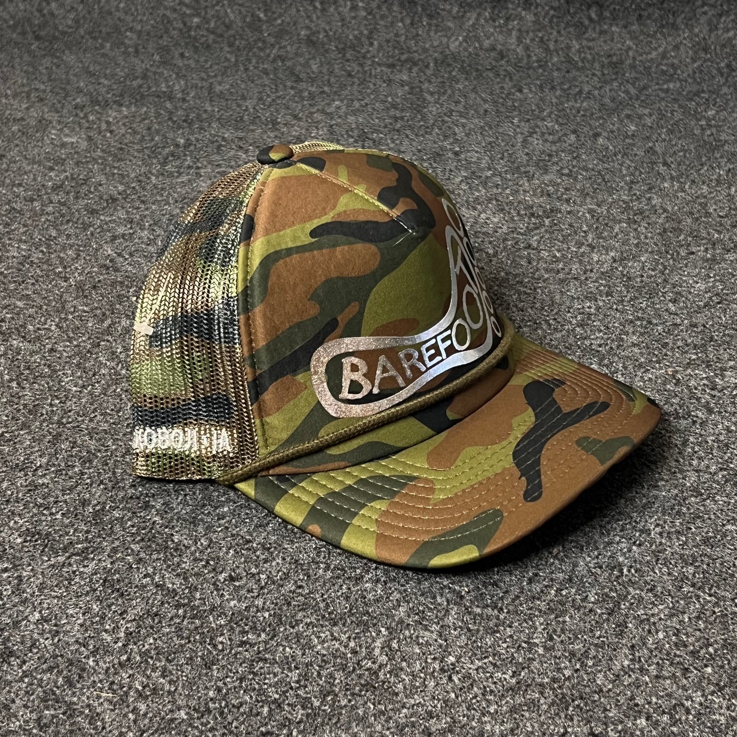 Camo-Patterned Trucker Hat