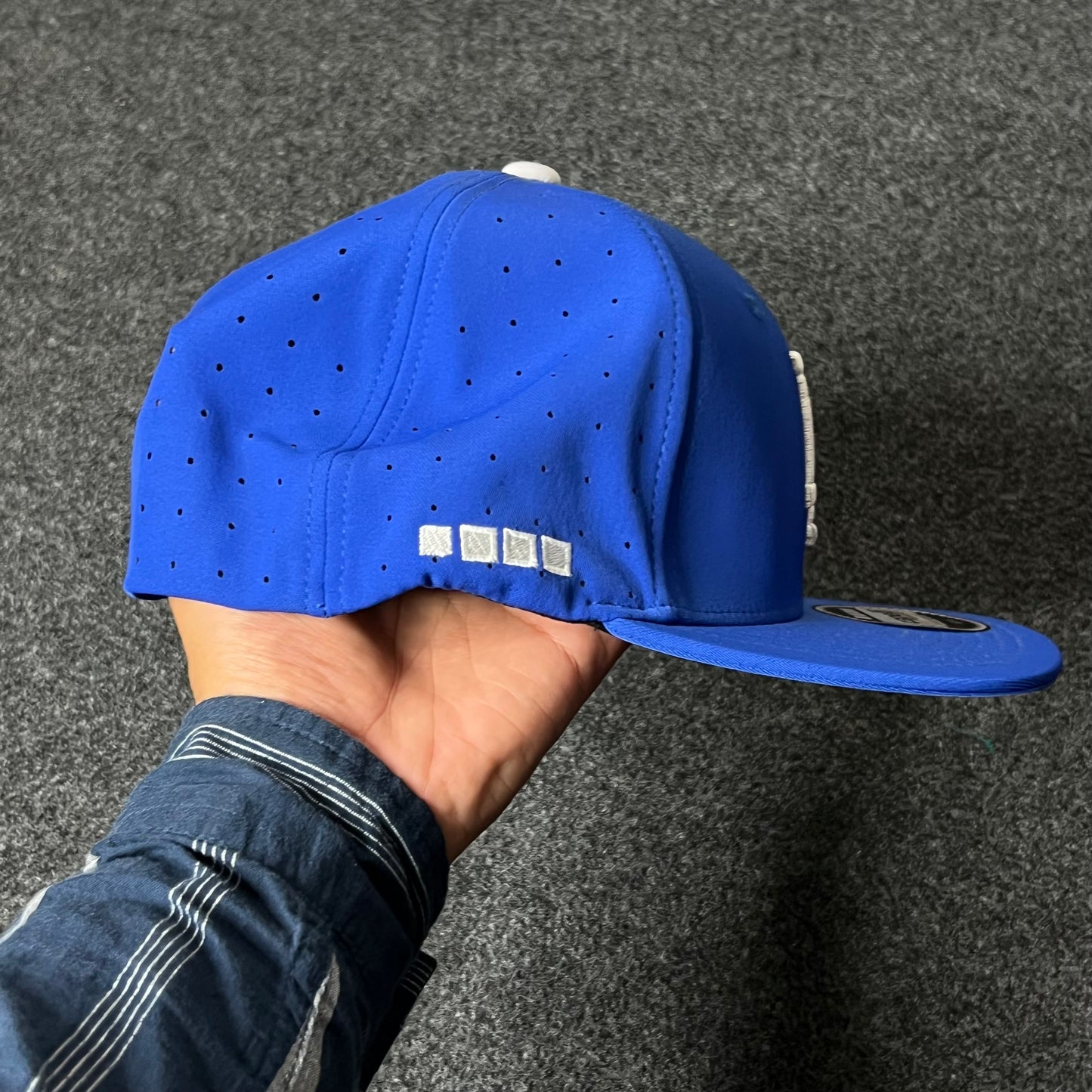 Capelli Sport “DU” Fitted Cap – Royal Blue & White ( M size )