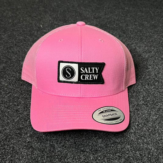 Salty Crew Pink Trucker Hat