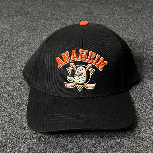 Anaheim Ducks Baseball Cap – Black & Orange