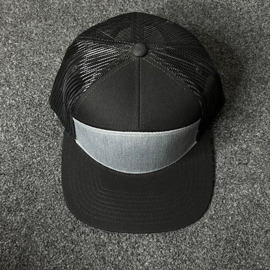 Capelli Sport Blank Trucker Cap – Black & Gray