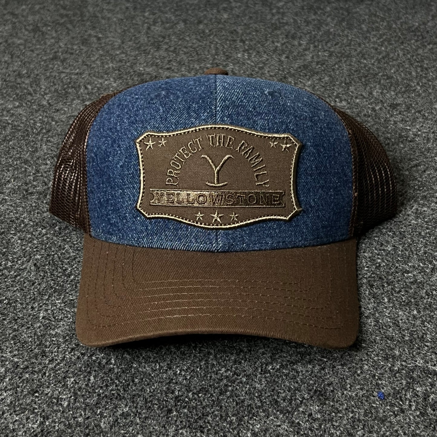 Boot Barn “Long Live Cowboys” Denim Trucker Cap