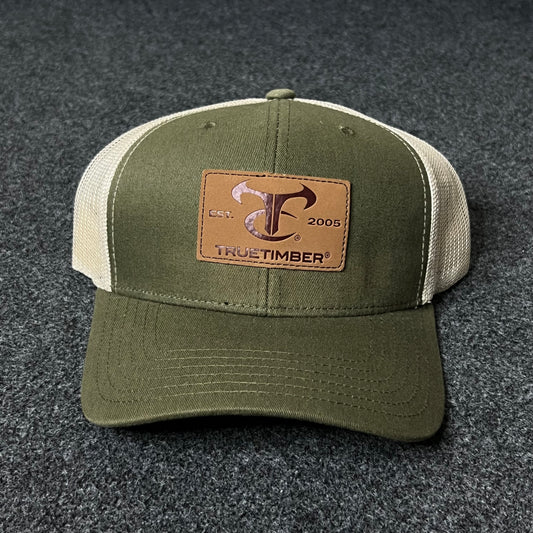 Triton Charters Olive Mesh Trucker Cap