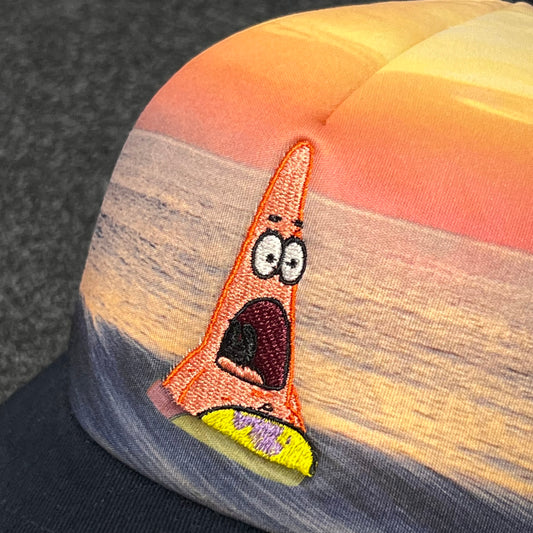 SpongeBob SquarePants Patrick Star adjustable snapback hat.