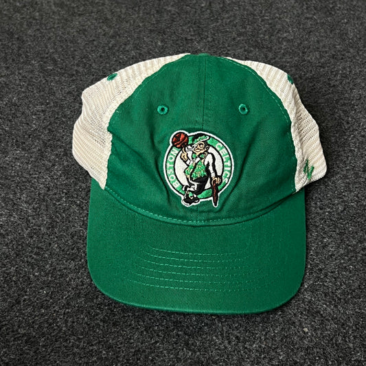 Boston Celtics Trucker Hat – Green & White Mesh Cap