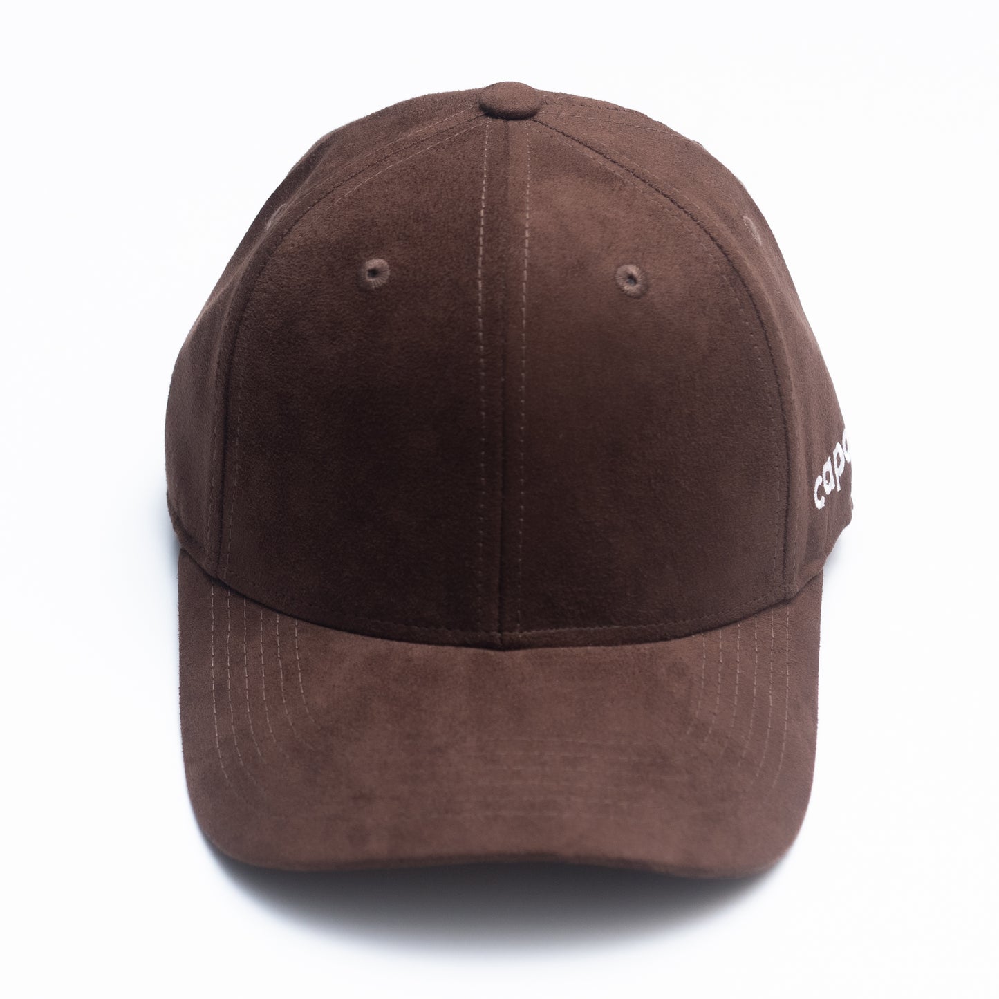DARK BROWN Suede Cap
