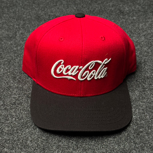 Coca-Cola Classic Script Two-Tone Snapback Cap ( KIDS CAP AGE 6-18 )
