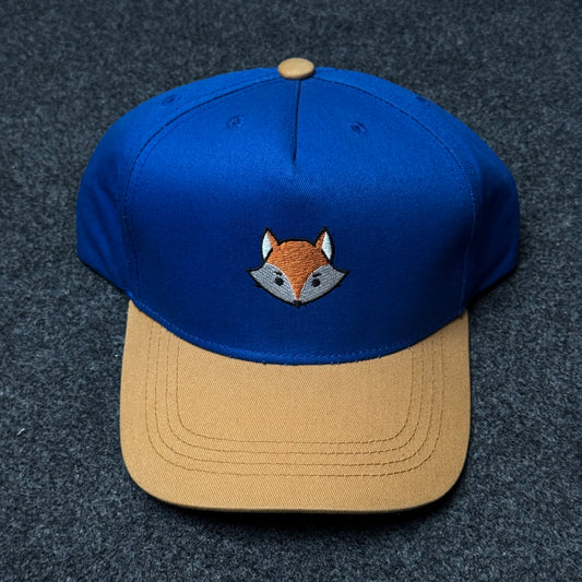 Maison Kitsuné "Lapis Fox" Two-Tone Baseball Cap ( KIDS CAP AGE 6-18 )