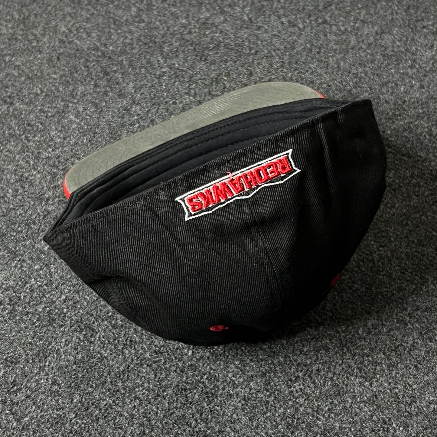 Capelli Sport Red Hawk Fitted Cap – Black & Red ( M size )