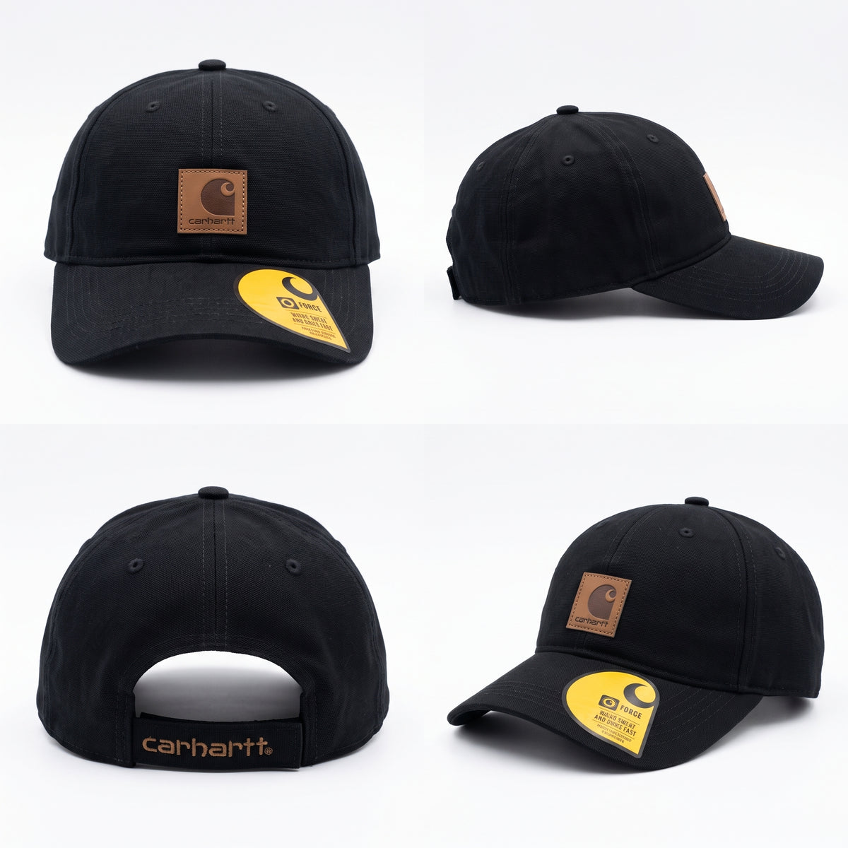 Carhartt Odessa Canvas Caps Black