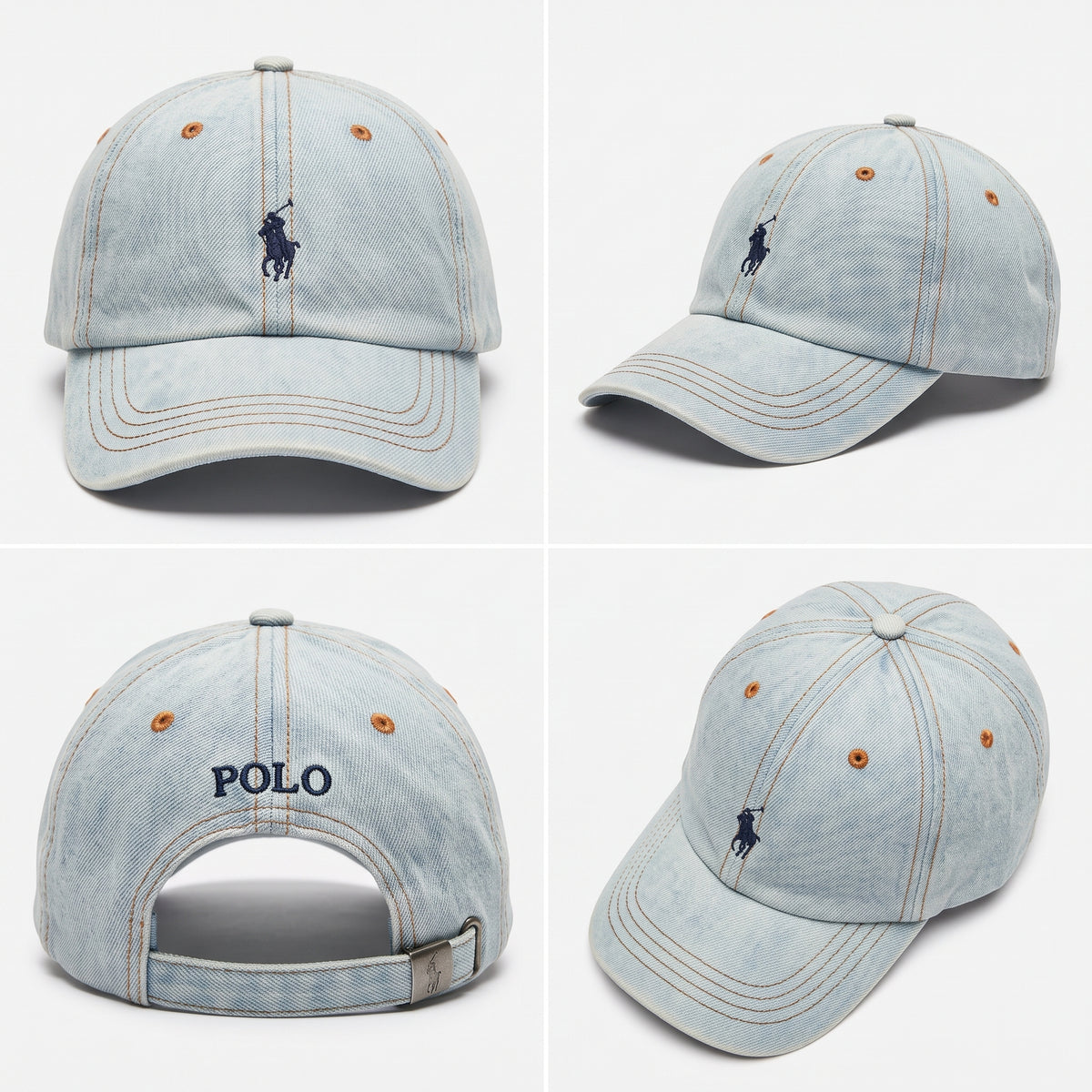 Unstructured Jeans Cap Light BLUE