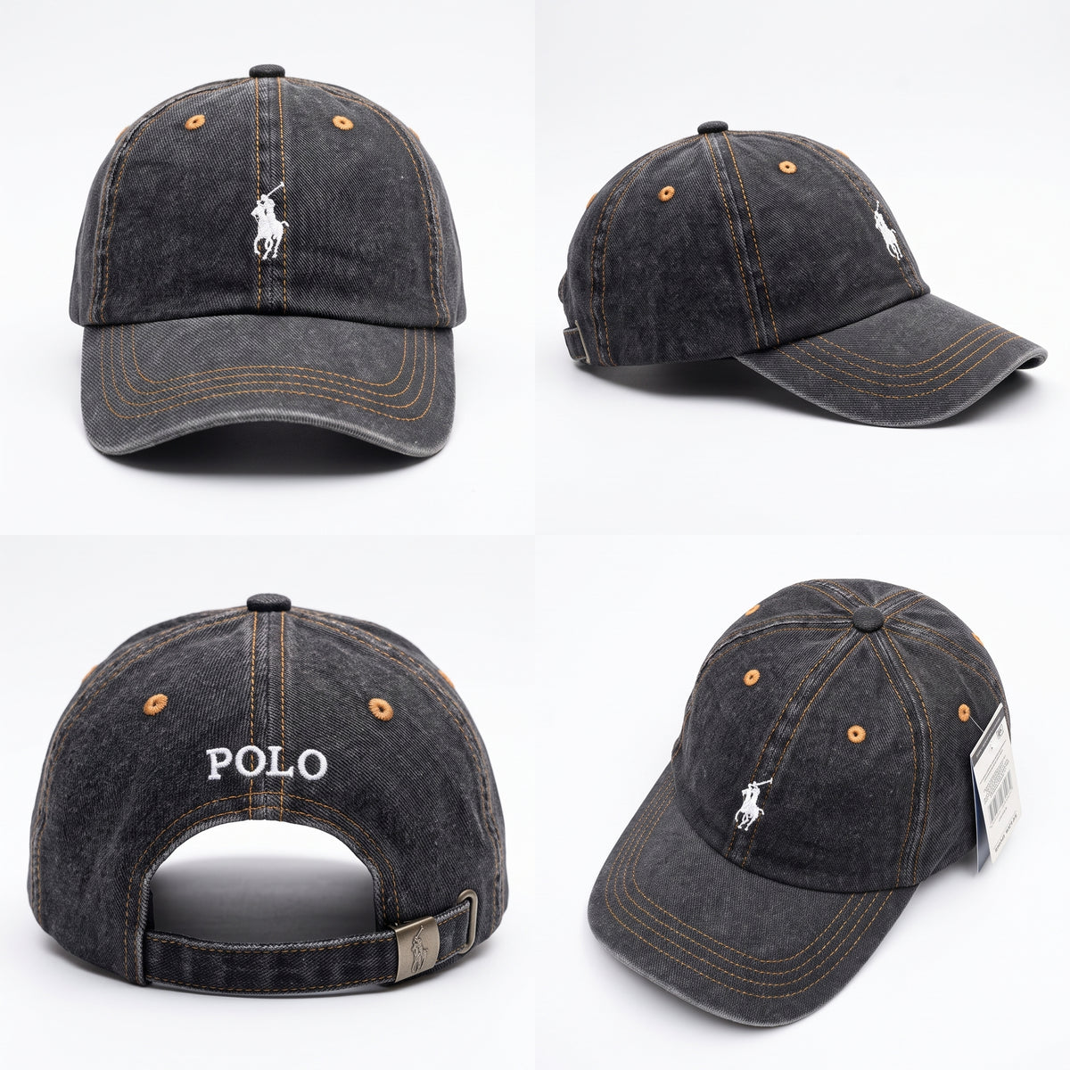 Unstructured Jeans Cap BLACK