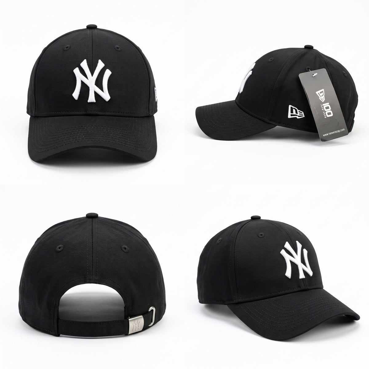 Classic New York Yankees Baseball Cap Black