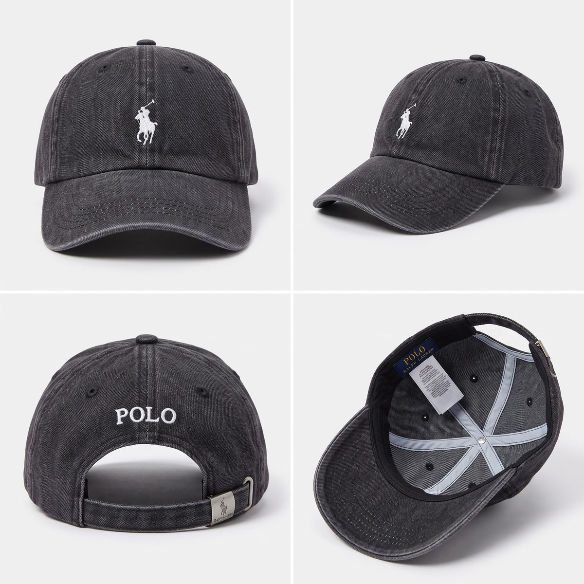 Unstructured Jeans Cap Black/White