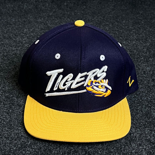 Teenage LSU Tigers Retro Snapback Hat ( KIDS CAP AGE 6-18 )