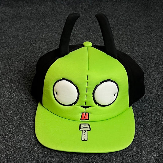 Teenage Nickelodeon Invader Zim GIR Face with Ears Snapback Hat( KIDS CAP AGE 6-18 )