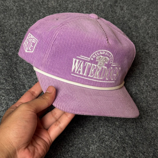 Philadelphia Waterdogs PLL Corduroy Cap – Light Purple Retro Rope Cap