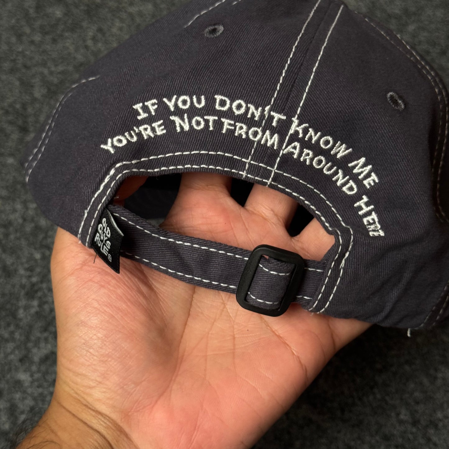 Old Guys Rule "Local Legend" Contrasting Stitch Baseball Cap