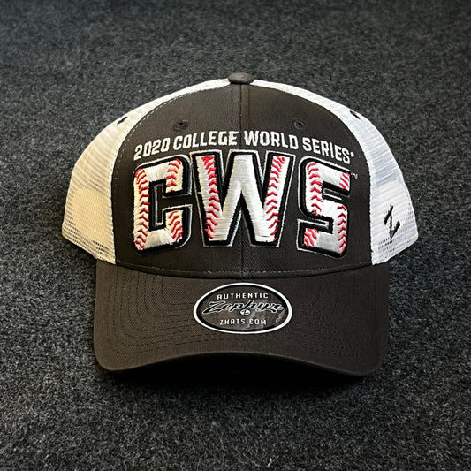 2020 College World Series hat with the brand as Zephyr