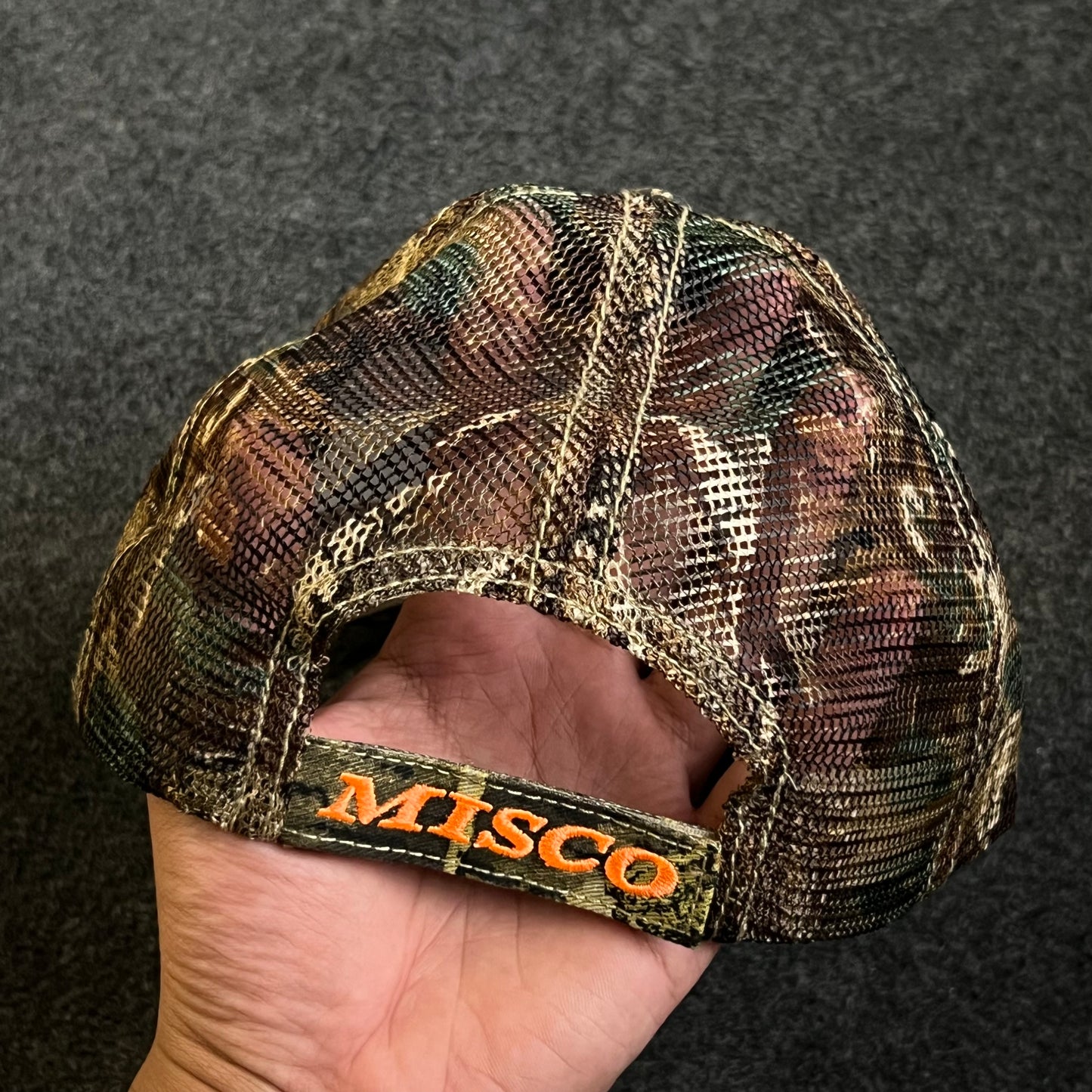 MISCO Enterprises camouflage trucker hat