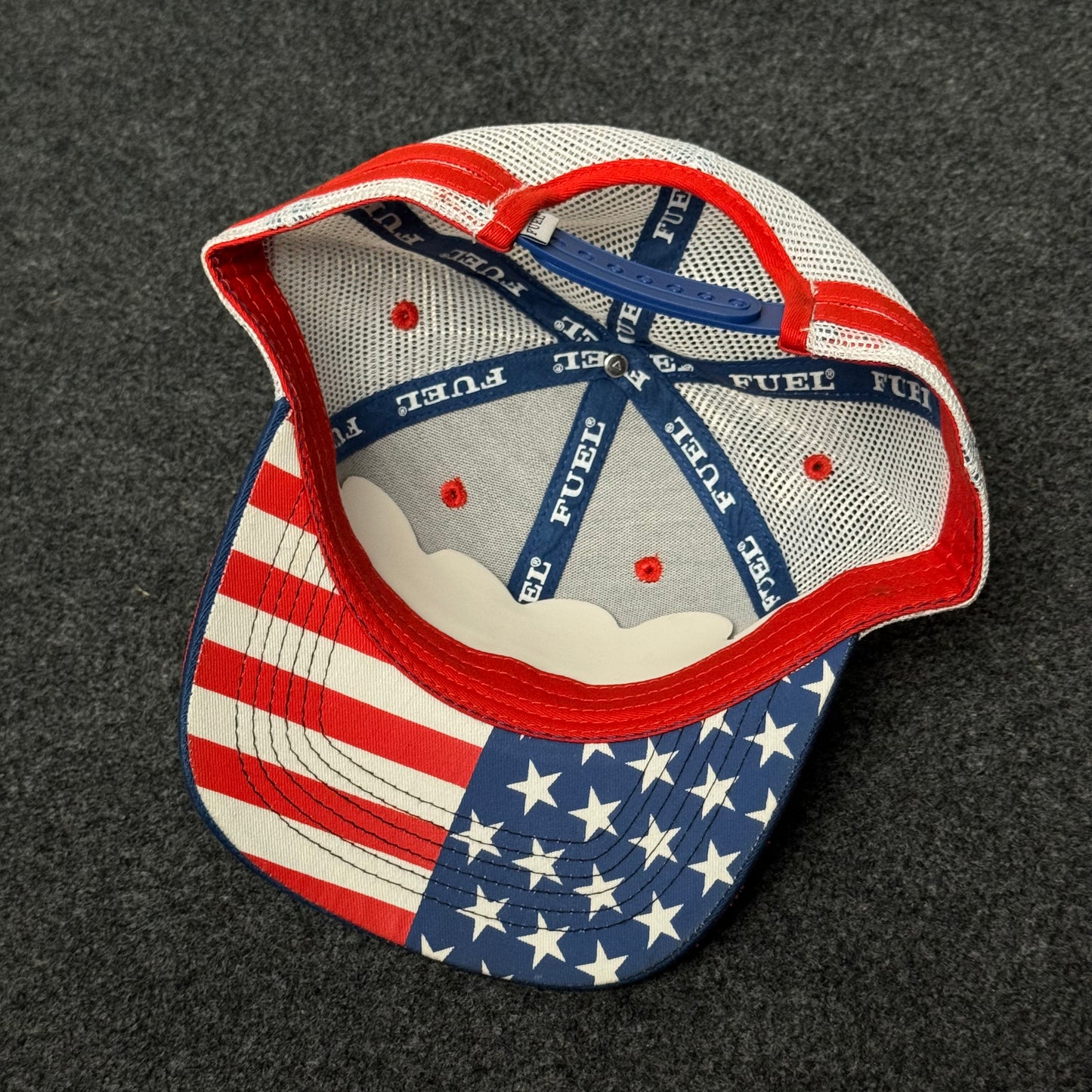 "Fireball" logo trucker hat