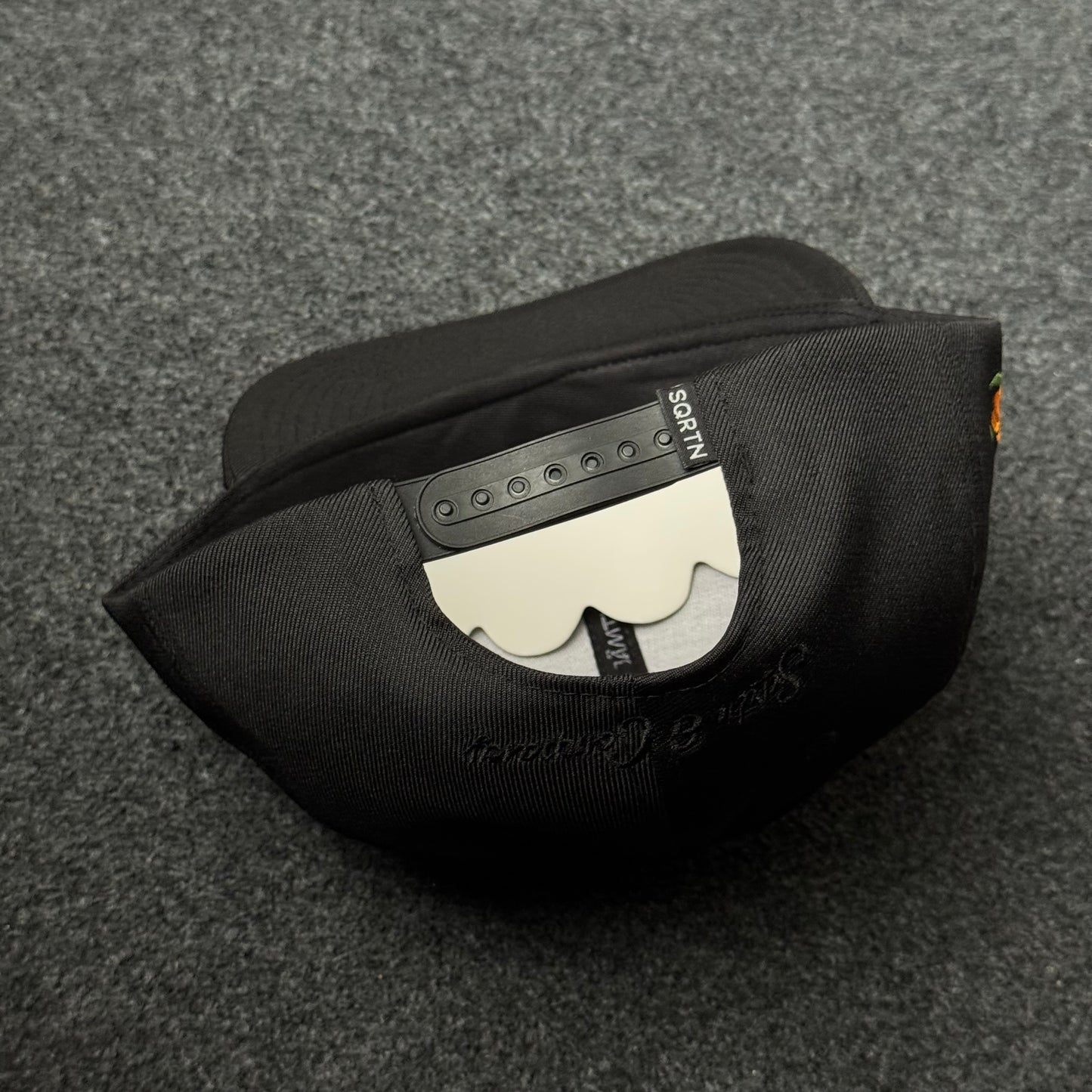 SQRTN "CB Hideout" Black Snapback Cap
