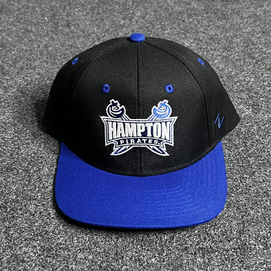 Hampton University Pirates baseball cap.
