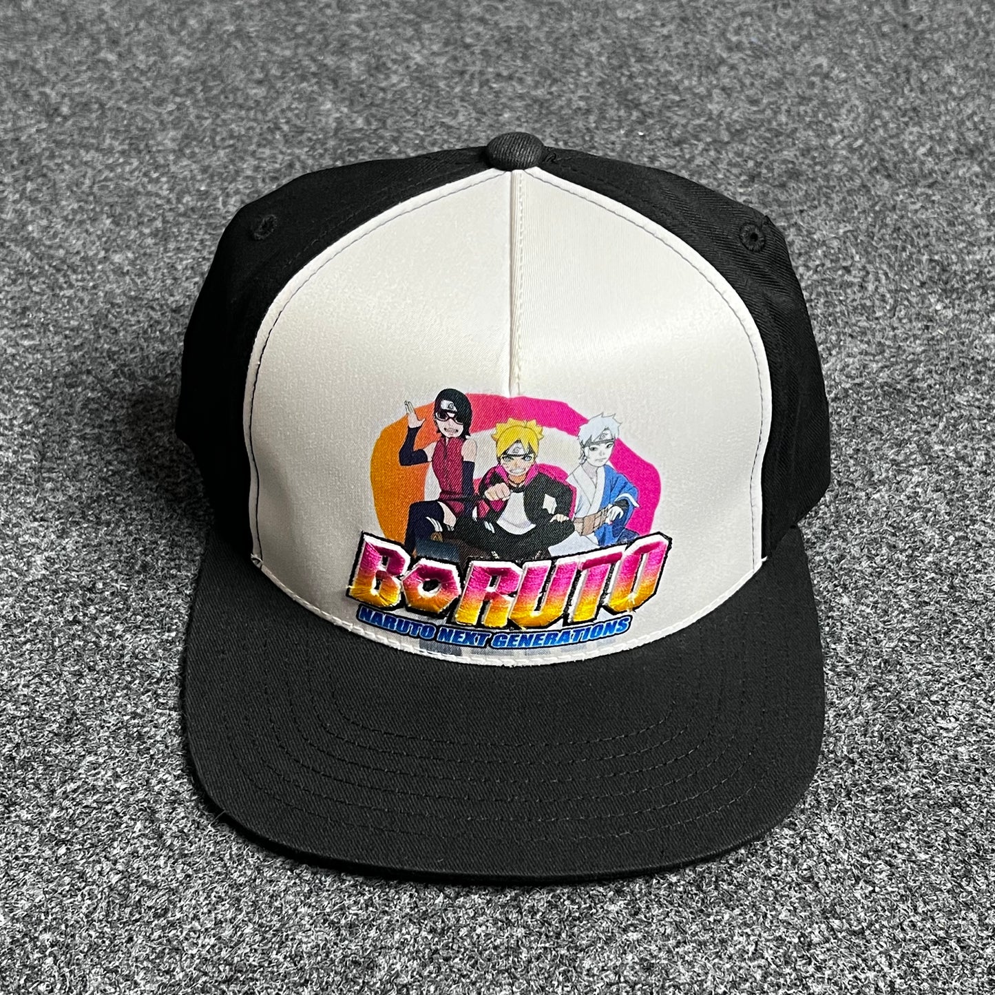 Boruto: Naruto Next Generations Team adjustable trucker hat.