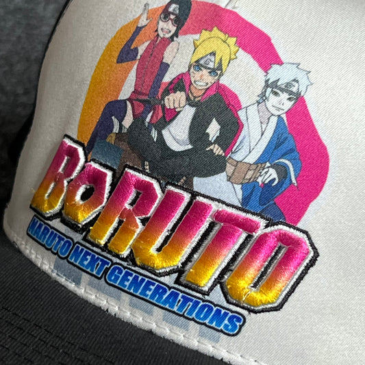 Boruto: Naruto Next Generations Team adjustable trucker hat.