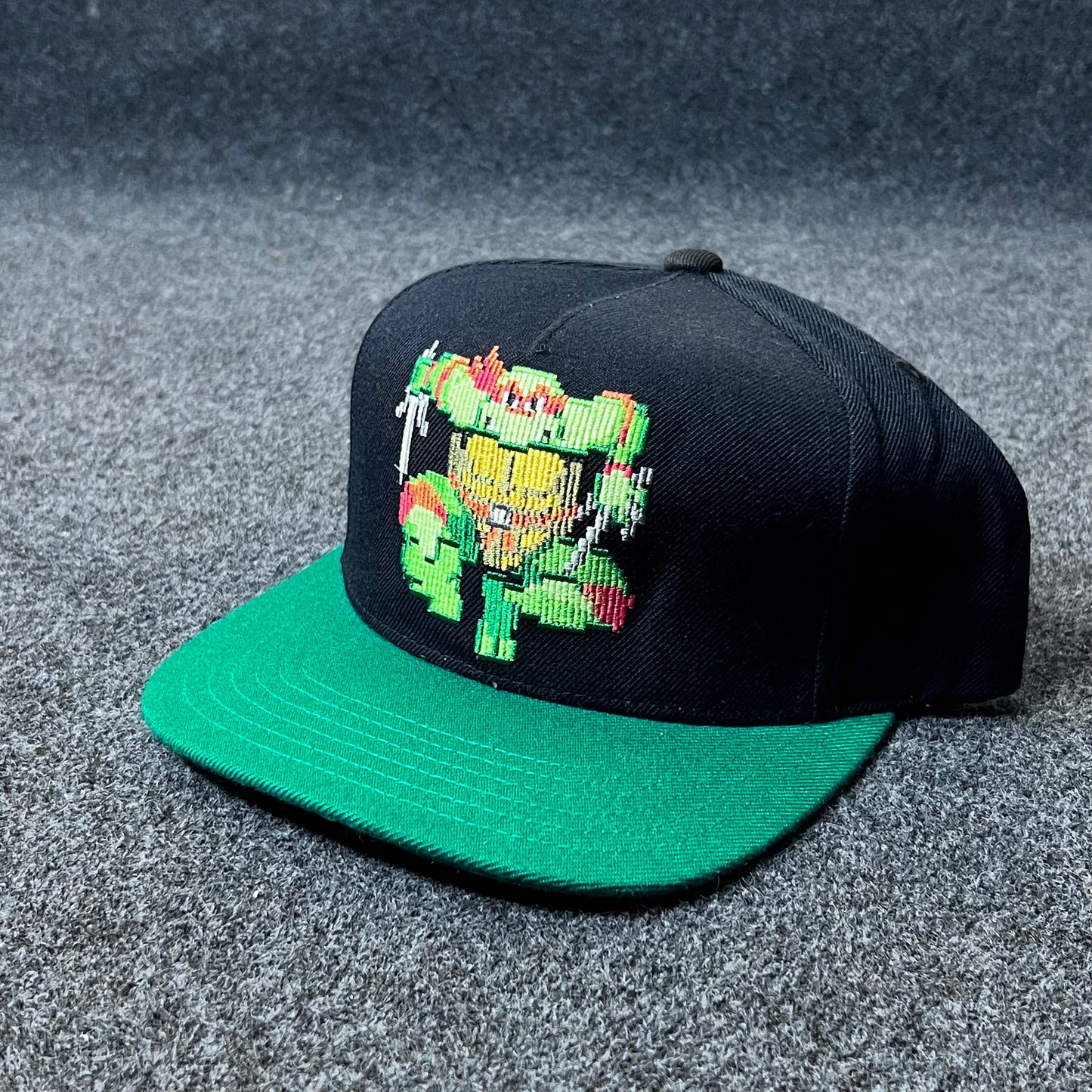 Nickelodeon TMNT Snapback Hat featuring awesome pixel graphics.