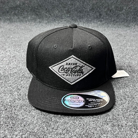 Black Coca-Cola branded Snapback Hat.
