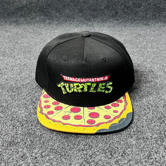 Teenage Mutant Ninja Turtles Pizza Snapback Hat.