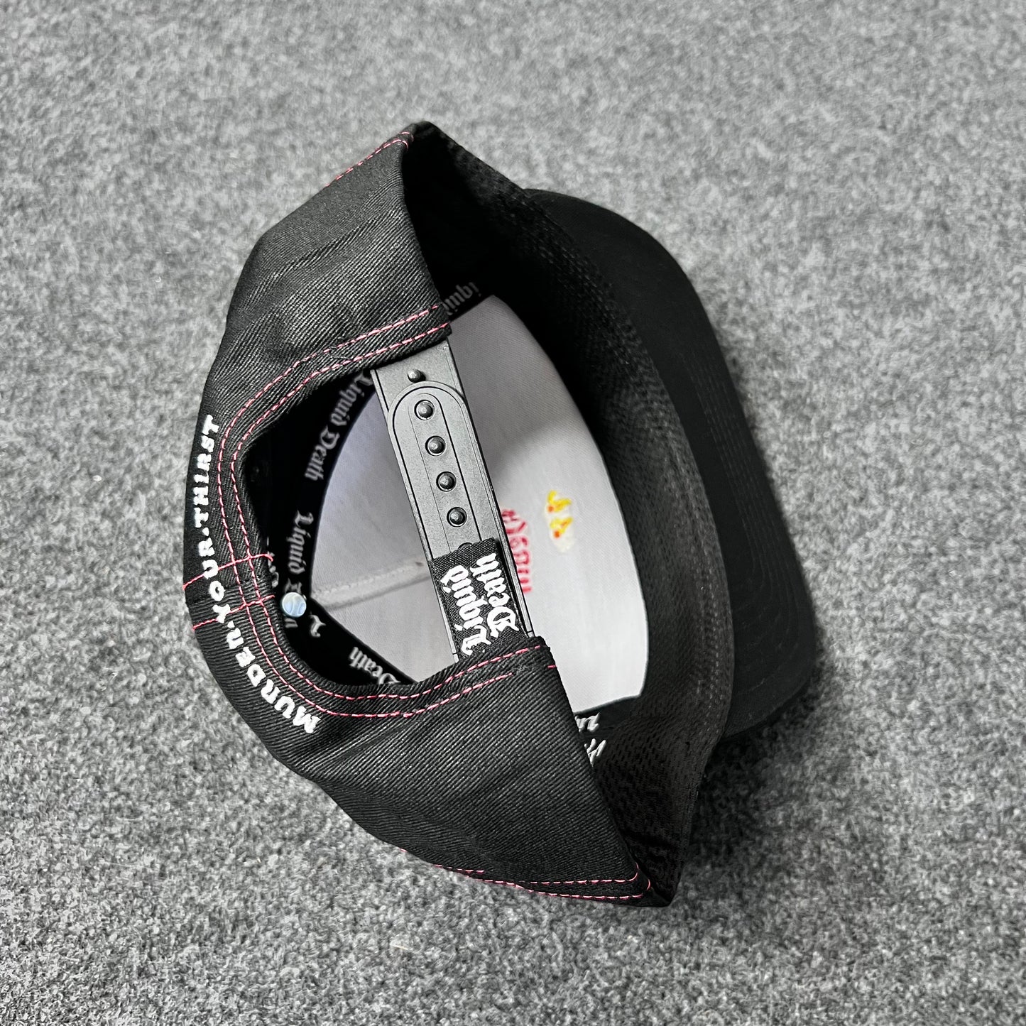 Trucker Hat Featuring Merchandise from The Iconic American Death Metal band Death.