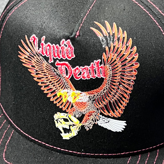 Trucker Hat Featuring Merchandise from The Iconic American Death Metal band Death.